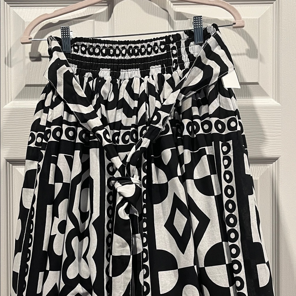 Advance Apparels‎ Monochrome Patterned A-Line Skirt 6 To 12 Small To Large - Picture 2 of 16
